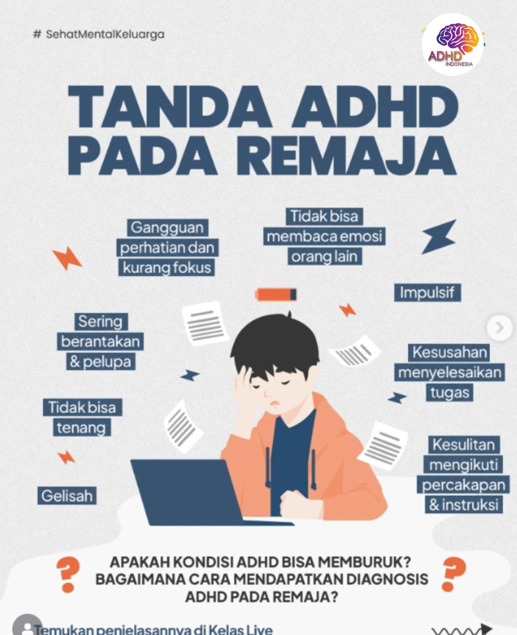 Screening ADHD Non-Diagnostik: Edukasi Awal bagi Orang Tua di Kota Ambon